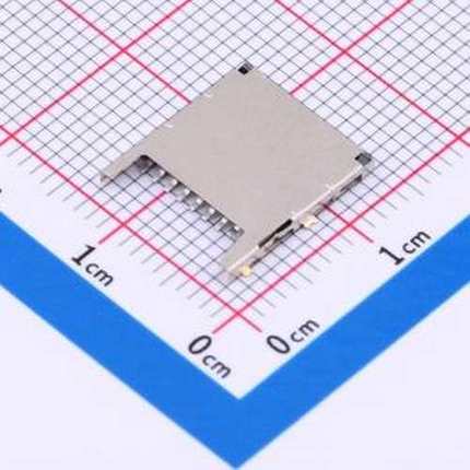 TF-129-ARP8 SD卡/存储卡连接器 拔插式 MicroSD卡(TF卡) 卡座 SM