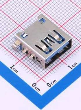 HC-USB3.0-C225-P USB连接器 Type-A 母 沉板 SMD