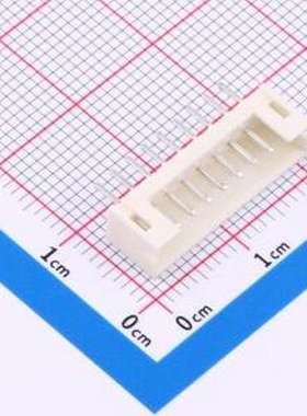 JS20T-S09PHA-00 线对板针座 PH 2.0mm 1x9直针 耐高温 插件,P=2.