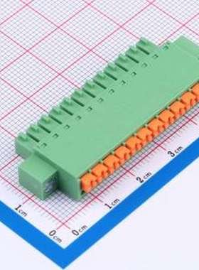 DB2EKNM-3.5-12P-GN 插拔式接线端子 3.5mm 排数:1 每排P数:12 绿