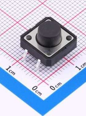 HX TS127CJ 250gf 009 轻触开关 12x12x7mm 立插 轻触开关 插件,1