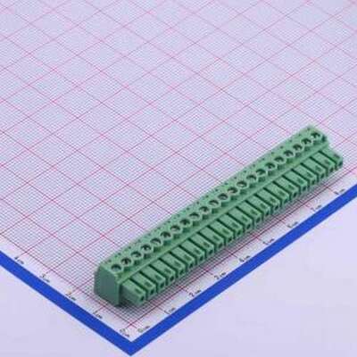 DB2EK-3.81-22P-GN-S 插拔式接线端子 3.81mm 1x22P 排数:1 每排P