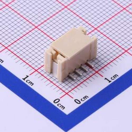 X2016WVS-04-9TSW 线对板针座 1x4P 间距:2mm 立贴 系列:PH SMD,P