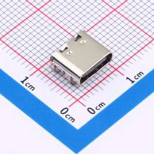 TYPE-C16PIN USB连接器 Type-C 母 卧贴 SMD