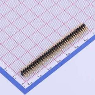 排针 2x34P 插件 2x34I P=2mm 方针 C40D28 2mm X4621WV 间距