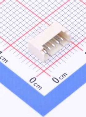 HC-1.25-5A 线对板针座 1x5P 间距:1.25mm 直插 插件,P=1.25mm