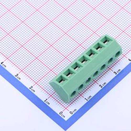 KF127S-5.0-7P 螺钉式接线端子 5mm 1x7P 排数:1 每排P数:7 直插
