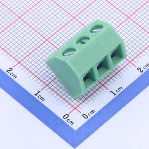 KF127S-5.0-3P 螺钉式接线端子 5mm 1x3P 排数:1 每排P数:3 直插