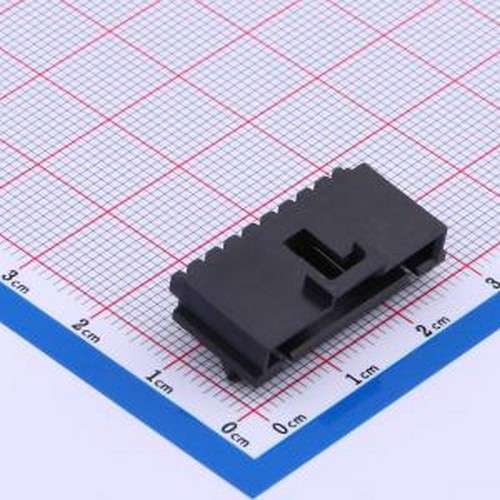 X9556WR-09S-9TV01 线对板针座 1x9P 间距:2.54mm 弯插