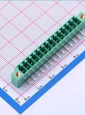 MX15EDGRM-3.5-14P-GN01-Cu-A 插拔式接线端子 3.5mm 1x14P 排数: