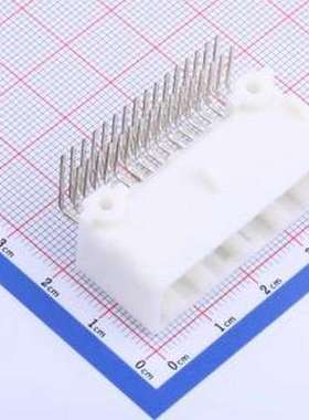 1318745-2 线对板针座 2x16P 间距:2.2mm 弯插 弯插,P=2.2mm