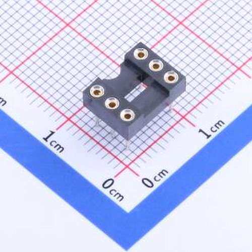 X5621FV-2x03-C762D7430 IC/晶体管插座 2x3P 间距2.54mm 圆孔 P