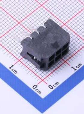 X3025WRS-2x03E-LPSW 线对板针座 2x3P 间距:3mm 卧贴 SMD,P=3mm,