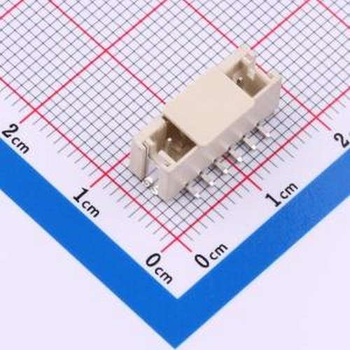 WAFER-PH2.0-6PLT-W1-P 线对板针座 1x6P 间距:2mm 立贴 SMD,P=2m