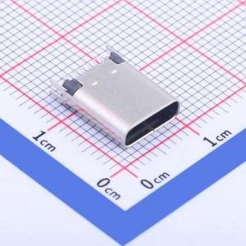 U263-241N-4BVC01 USB连接器 Type-C 母 夹板 SMD