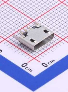 FUS430-FDBK6MB USB连接器 Micro USB 180°插件 5触点 母座 插件