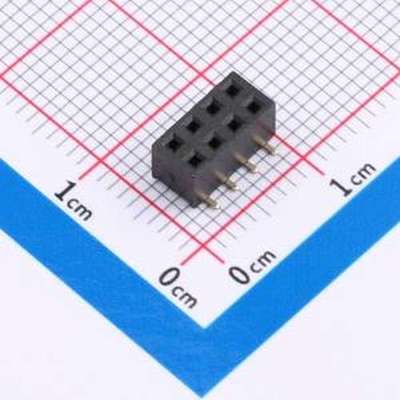 F240-1204A0BMUC2 排母 2x4P 间距:2mm SMD,P=2mm