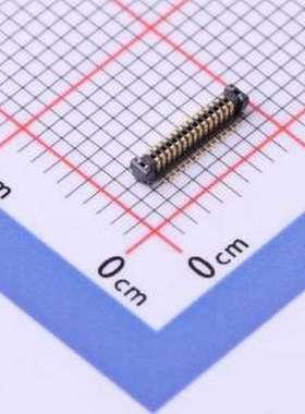 AXT430124 板对板与背板连接器 间距:0.4mm 公 立贴 SMD,P=0.4mm