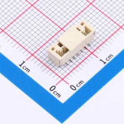 HCZZ0494-7 线对板针座 1x7P 间距:1.25mm 立贴 系列:GH 米色 SMD