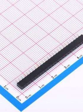 CSFA101-2502A001R1AC 排母 1x25P 间距:2mm 直插 插件,P=2mm