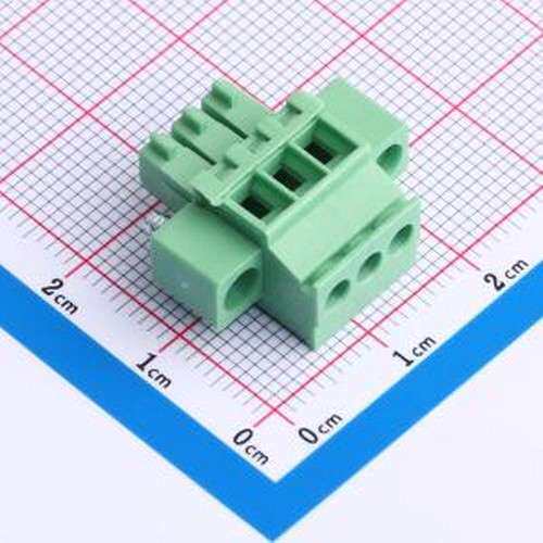 DB2EKAM-3.5-3P-GN-S 插拔式接线端子 3.5mm 1x3P 排数:1 每排P数