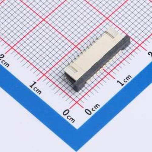 5C6DC2510 FFC/FPC连接器 抽屉式 下接 间距:1mm SMD,P=1mm,卧贴