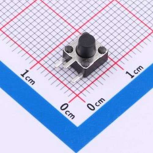 TS-1095C-A6B3-D2 轻触开关 6*6*6.5mm卧插边三脚轻触开关250gf D
