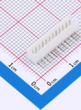 WF-1B150A12P 线对板针座 间距1.5mm 弯插 1x12P 弯插,P=1.5mm