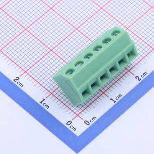 KF127S-3.5-6P 螺钉式接线端子 3.5mm 1x6P 排数:1 每排P数:6 直