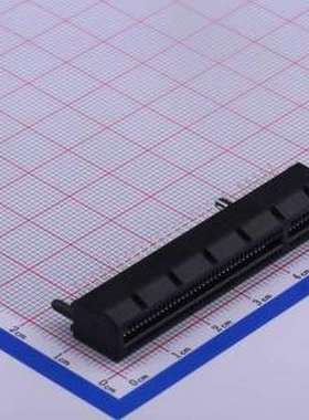 3183-10202P1T 金手指连接器 1mm P数:98P 黑色 插件,P=1mm