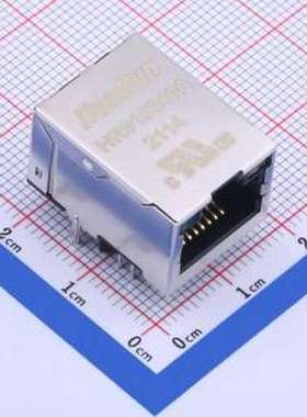 HR915340A 以太网连接器(RJ45 RJ11) 弯插 带LED 插件