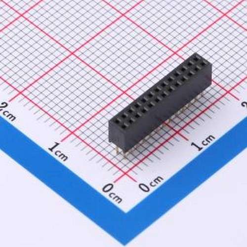 X1321FV-2x13-C43D24 排母 间距:1.27mm 2x13P 直插 插件,P=1.27m