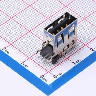 USB-ZD-109DIP USB连接器 侧插 插件