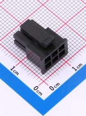 WAFER-MX300JK-23A 胶壳(线对板/线对线) MX 3.0双排直针胶壳2*3P