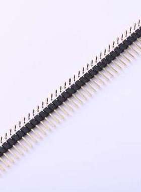 X6511WR-37H-C60D30R2 排针 1x37P 间距:2.54mm 方针 弯插,P=2.54