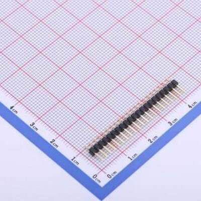 X4611WRS-21I-C40D28 排针 1x21P 间距:2mm 方针 SMD,P=2mm,卧贴