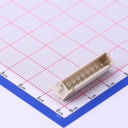 X8821WRS-09L-LPSN 线对板针座 1x9P 间距:2.5mm 卧贴 SMD,P=2.5m