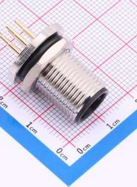 M12-P4A-GPFM12 圆形(线缆)连接器 M12-P4A-GPFM12