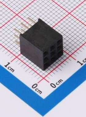 PM254-3-03-Z-8.5-G0 排母 3x3P 间距:2.54mm 直插 黑色 插件,P=2