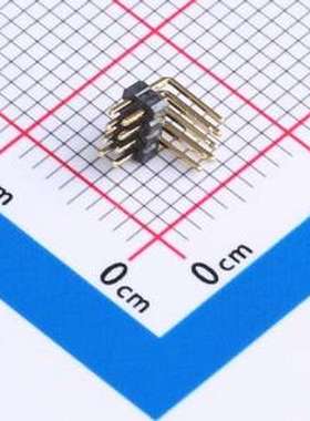 GPCB201-0402A007C1AA 排针 GPCB201-0402A007C1AA 弯插,P=1mm