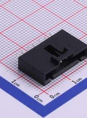 HX25418-7A 线对板针座 1x7P 间距:2.54mm 直插 黑色 插件,P=2.54