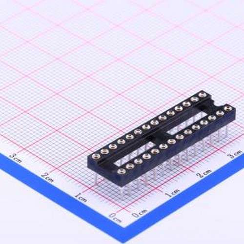Z-10028310100100 IC/晶体管插座 间距2.54mm P数:28P DIP-28