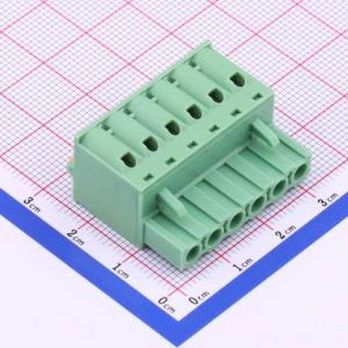 KF2EDGKD-5.0-6P 插拔式接线端子 5mm 1x6P 排数:1 每排P数:6 P=5