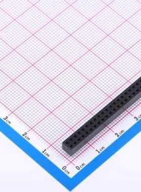 CSFA201-2002A001R1AC 排母 2x20P 间距:2mm 直插 插件,P=2mm
