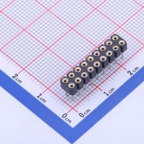 X5521FV-2X09-C30D743-0743 排母 间距:2.54mm 2x9P 直插 插件,P=