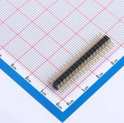 XDZ200C-2-18-Z-2.8-G1 排针 2x18P 间距:2mm 圆针 直插 插件,P=2