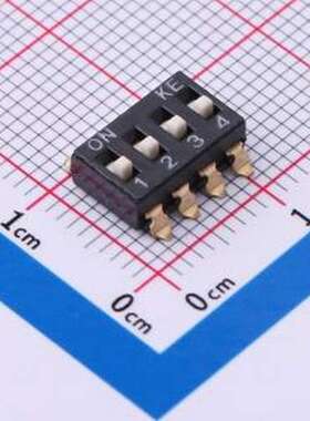 DSIC04LSGER 拨码开关 2.54mm 4位贴片高柄拨码开关卷装 SMD