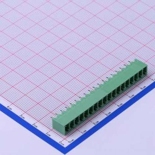 DB2EVC-3.81-18P-GN 插拔式接线端子 3.81mm 1x18P 排数:1 每排P