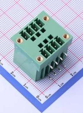 DB2ERHM-3.81-2*4P-GN 插拔式接线端子 3.81mm 2x4P 排数:2 每排P