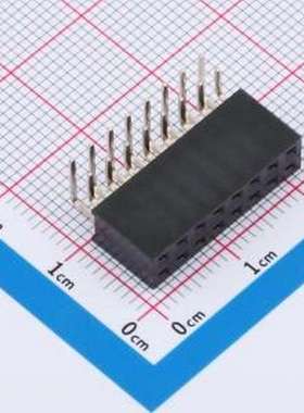 XDM254-2-08-W-8.5-G0 排母 2x8P 间距:2.54mm 弯插 弯插,P=2.54m
